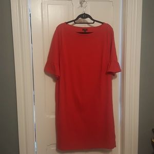 Talbots NWT flounce sleeve dress.